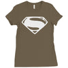 beast bode mens superman Ladies Fitted T-Shirt