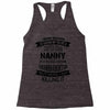 Super Cool Nanny Of A Freaking Awesome Granddaughter Racerback Tank