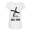 big fan Maternity Scoop Neck T-shirt