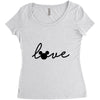 Love Disney Women's Triblend Scoop T-shirt