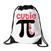 Cutie Pi Drawstring Bags
