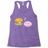 cheeseburger pranks doughnut Racerback Tank