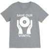 save our vinyl dj club V-Neck Tee