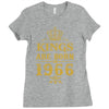 kings are born in 1966 Ladies Fitted T-Shirt