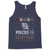santa pisces christmas ugly t shirts Tank Top