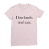 four fourths Ladies Fitted T-Shirt