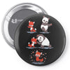 red fusion Pin-back button