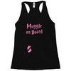Muggle On Board Pink Racerback Tank