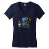 predator chest Women's V-Neck T-Shirt