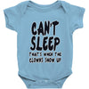 can't sleep clowns show up Baby Onesie