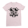 gas mask Ladies Fitted T-Shirt