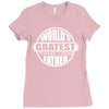 worlds greatest farter father Ladies Fitted T-Shirt