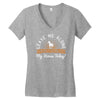 leave me talking to my horse today Women's V-Neck T-Shirt