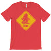 big foot xing big foot crossing sasquatch T-Shirt