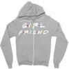 girlfriend friends tv show parody Zipper Hoodie