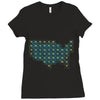 periodic table of the states Ladies Fitted T-Shirt