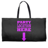 party location here Weekender Totes