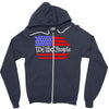 american flag we the people Zipper Hoodie