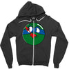 who watches the pizza Zipper Hoodie