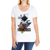 who loves frenchies Ladies Curvy T-Shirt