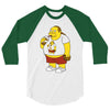 fractal comic book guy 3/4 Sleeve Shirt