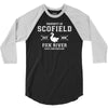 Property of Scofield, Fox River, State Penitentiary 3/4 Sleeve Shirt