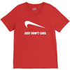 just don't care V-Neck Tee