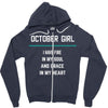 October Girl Zipper Hoodie