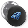 diamond blu Pin-back button