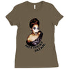49. not today satan 022 Ladies Fitted T-Shirt