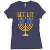 get lit Ladies Fitted T-Shirt