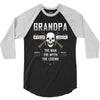 Grandpa The Man The Myth The Legend 3/4 Sleeve Shirt
