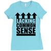 lacking common sense Ladies Fitted T-Shirt