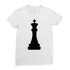 Chess King and Pawn Ladies Fitted T-Shirt