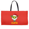 may cristmas be with you yoda Weekender Totes