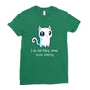 bad kitty Ladies Fitted T-Shirt