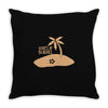 what's up beaches (2) Throw Pillow