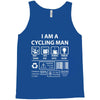 I Am A Cycling Man white letter Tank Top