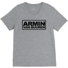 armin van buuren black logo V-Neck Tee