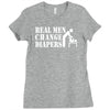 real men change diapers Ladies Fitted T-Shirt