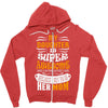 My Daughter Is Super Awesome Her Mom Zipper Hoodie
