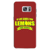 if life gives you lemons, add vodka t shirt Samsung Galaxy S7