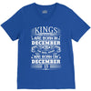 Real Kings Are Born On December 15 V-Neck Tee