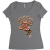 in space no one can hear you scream Women's Triblend Scoop T-shirt