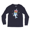 narwhal donuts kawaii cute unicorn harajuku sweet cool awesome Long Sleeve Shirts