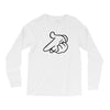 mickey pistol hands gun hip hop mens r&amp;b gangsta banksy grey t shirt s Long Sleeve Shirts