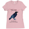 team damon salvatore Ladies Fitted T-Shirt