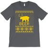 ugly sweater party beer bear funny T-Shirt