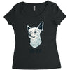Bad Dog Women's Triblend Scoop T-shirt