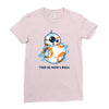 this is how i roll Ladies Fitted T-Shirt
